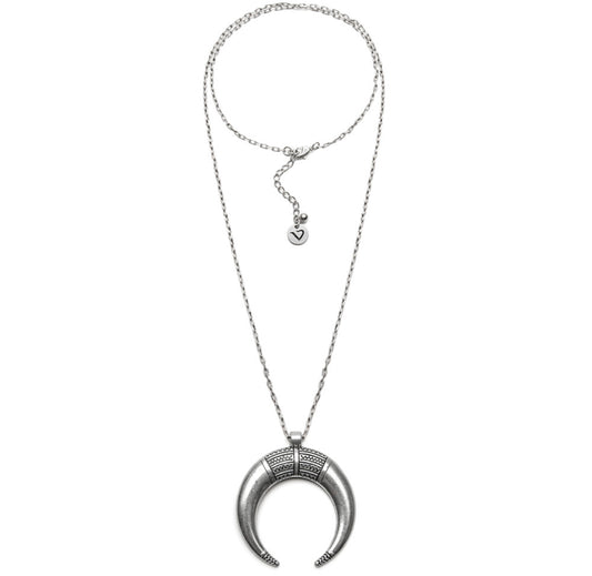 Vestopazzo Lo53162 double horn pendant 