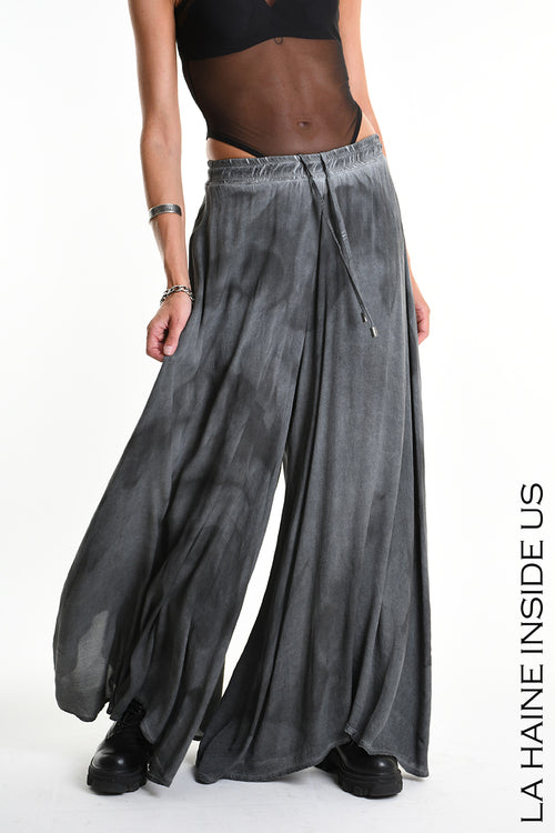 LH W5312 TROUSER Wide Viscose Dyed Cold & Cotton Mussola