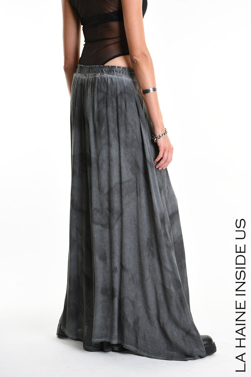 LH W5312 TROUSER Wide Viscose Dyed Cold & Cotton Mussola