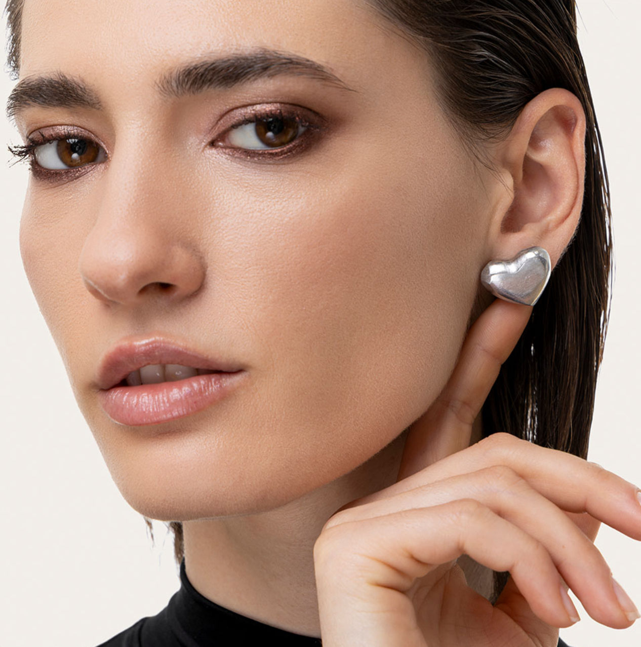 Vestopazzo Al17425 orecchini cuori bombati