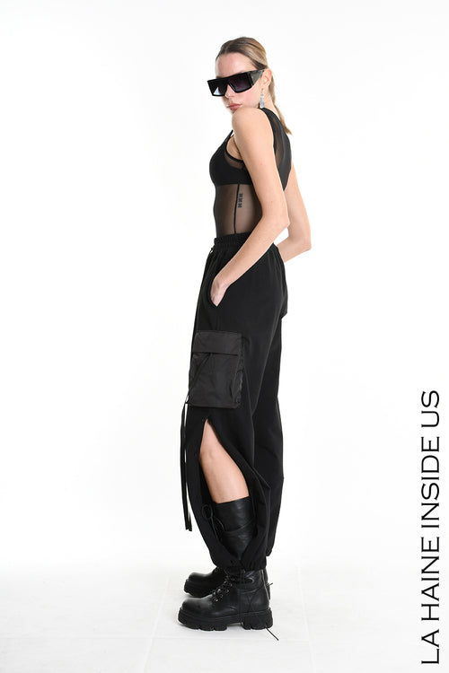 LH W5251 TROUSER Wide Fit Fleece Stretch & Nylon Black