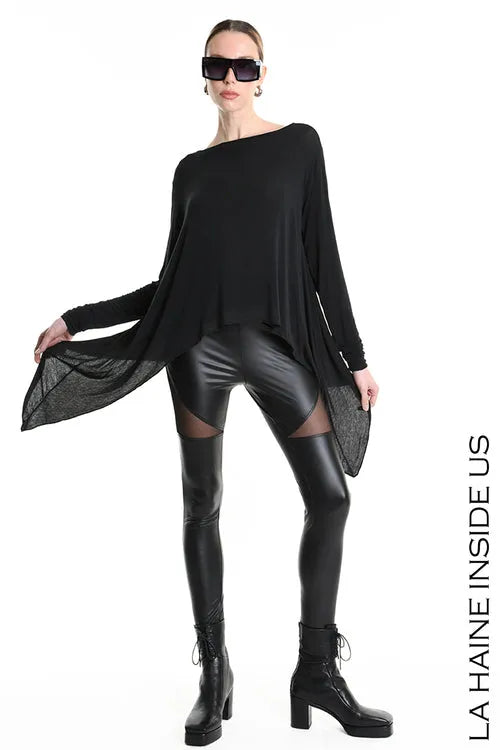 Lh W5206 MAGLIA Regular Asimmetrica in Modal Cashmere (diversi colori)