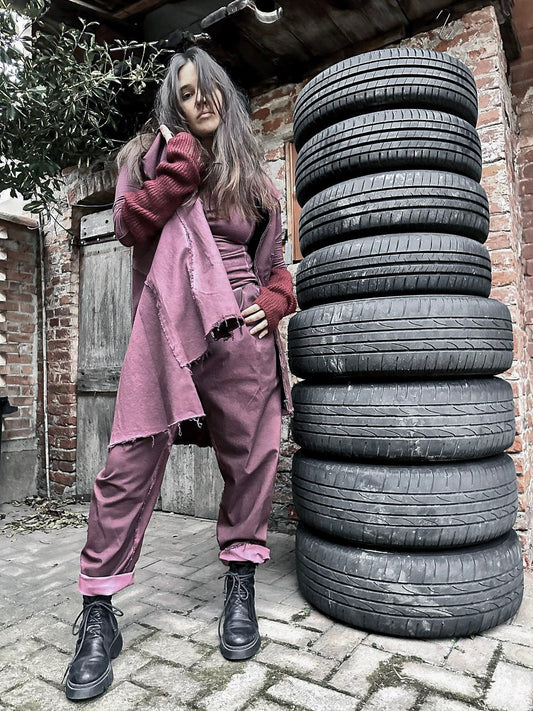 CANDE Nilgiri Vest Gilet tg univa colore vino