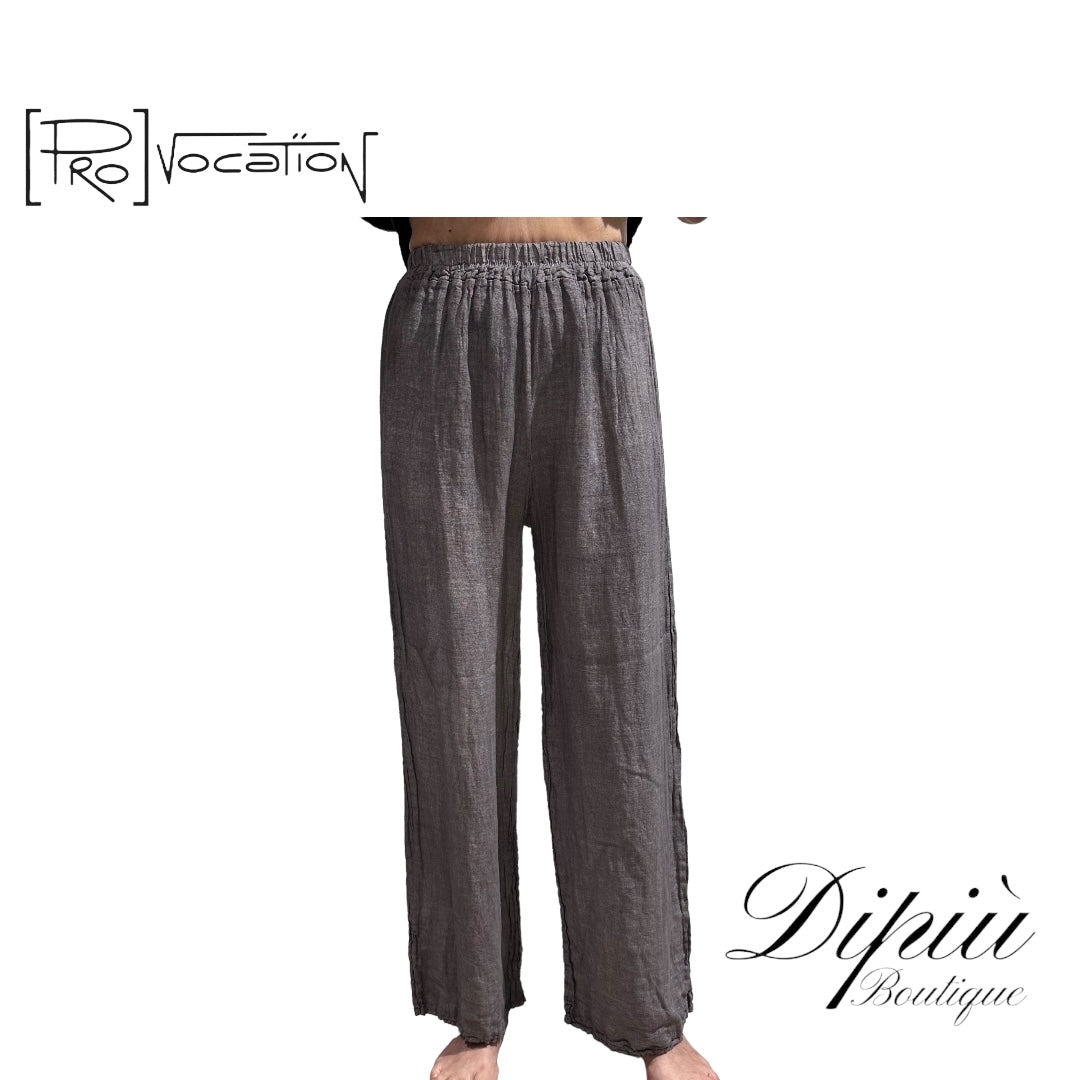 Provocation N119 Pantaloni in lino tg unica