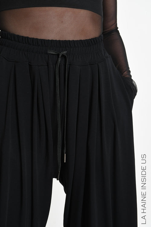 LH W5392 TROUSERS Balloon in Bamboo Jersey