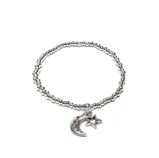 Vestopazzo el bracelet. Star &amp; moon charms LO00104 