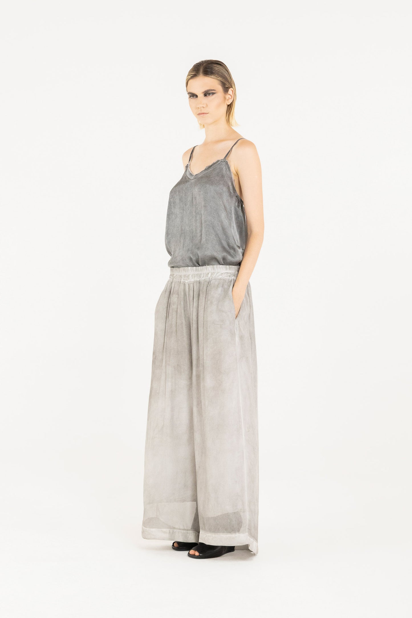 Sanctamuerte s281 pantaloni palazzo
