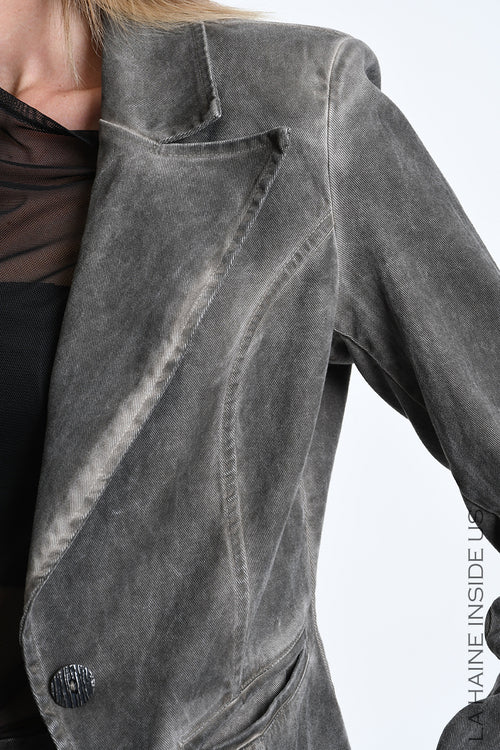 LH W5415 JACKET Slim Fit Tweel Cotton Dyed Cold Mud