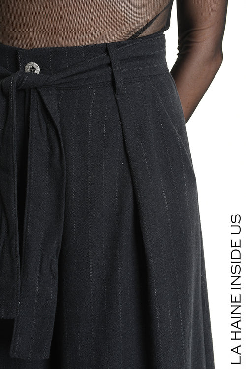 LH W5144 TROUSER Wide Fit Blend Cotton Black