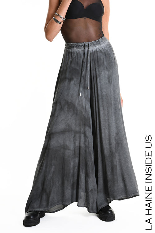 LH W5312 TROUSER Wide Viscose Dyed Cold & Cotton Mussola