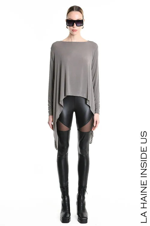 Lh W5206 MAGLIA Regular Asimmetrica in Modal Cashmere (diversi colori)