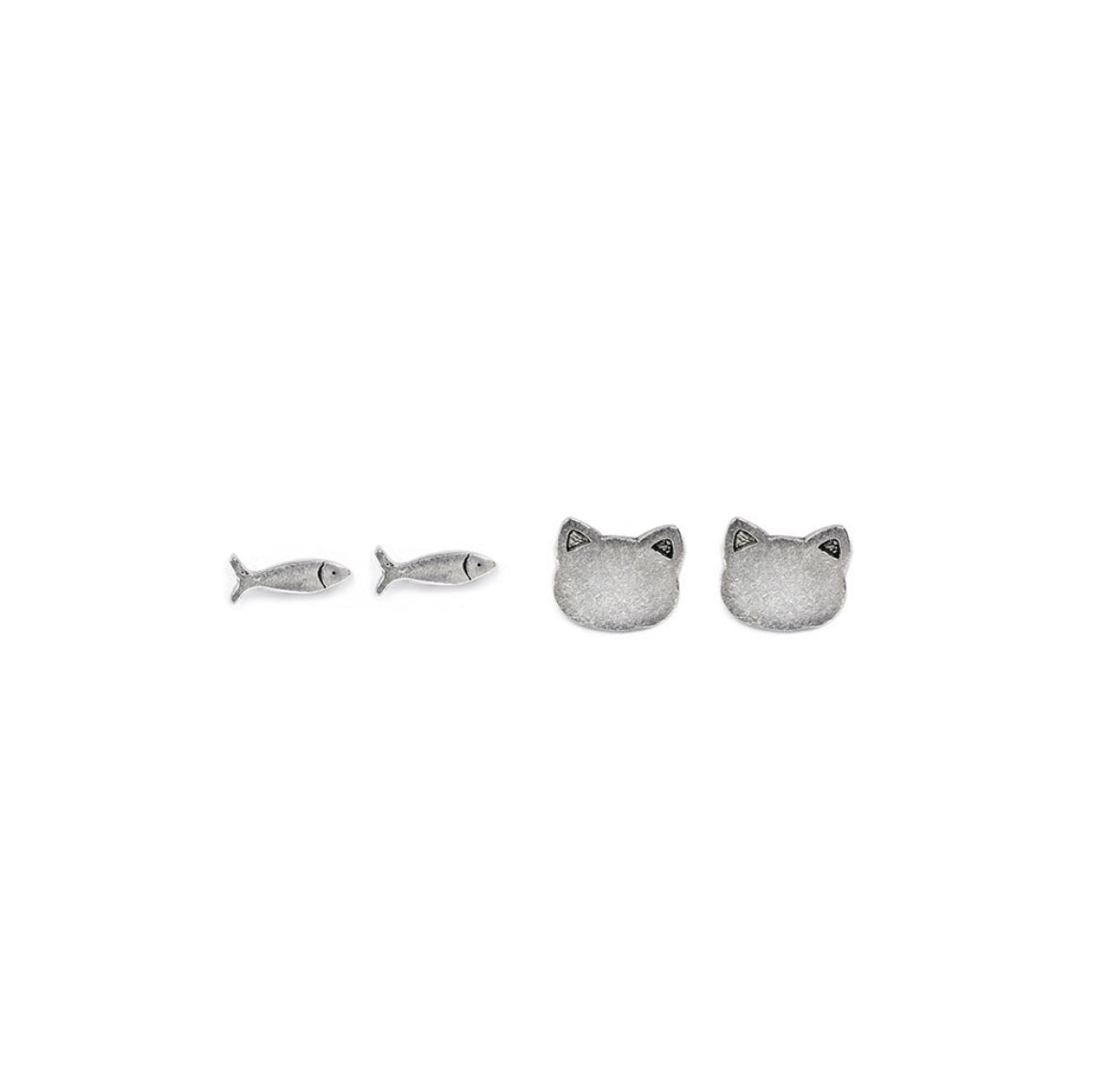 Vestopazzo cat/fish earrings LO80268 