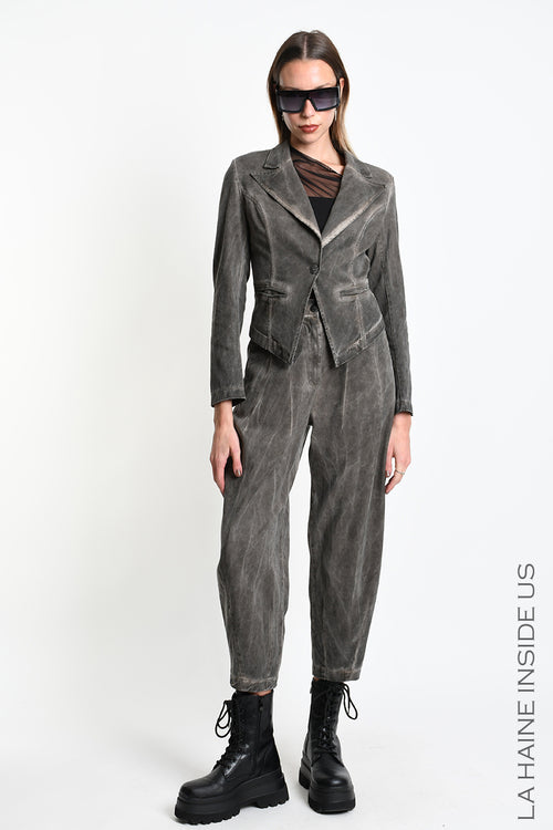 LH W5415 JACKET Slim Fit Tweel Cotton Dyed Cold Mud