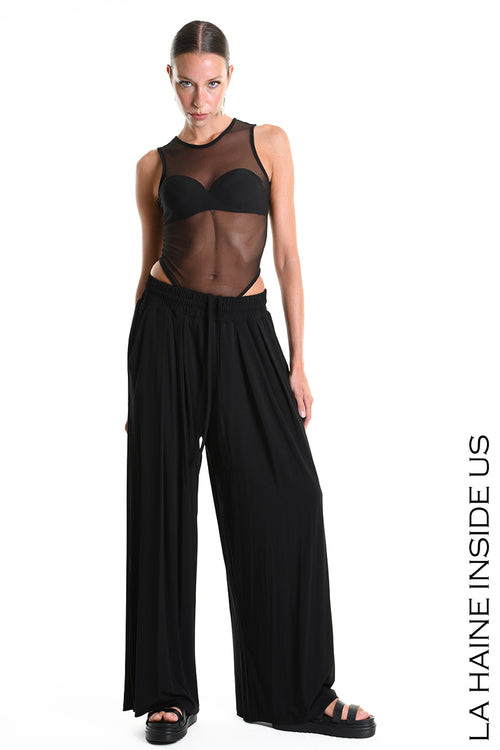 LH  W5271 TROUSER Wide Jersey Bamboo ( diversi colori)