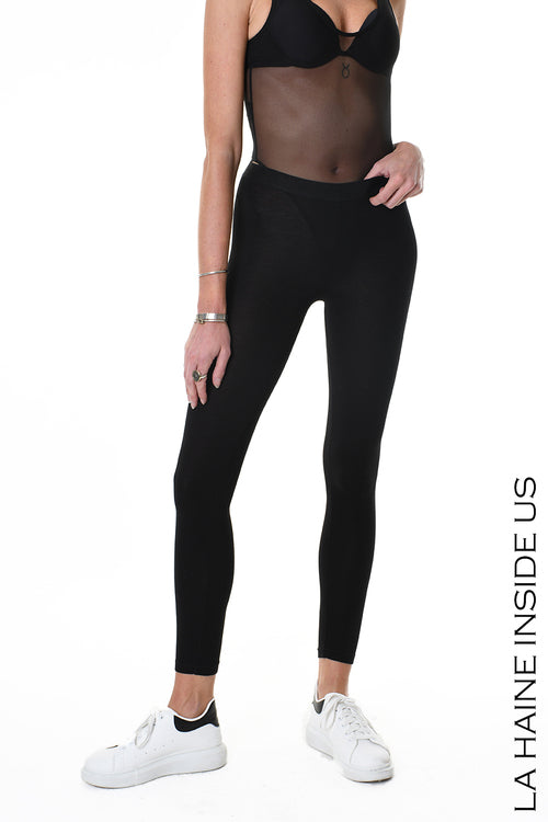 LH HEL LEGGINGS Jersey Viscosa Nero