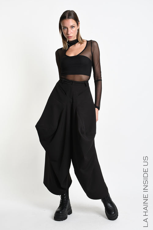 LH W5517 TROUSER Over Tecno Stretch Black
