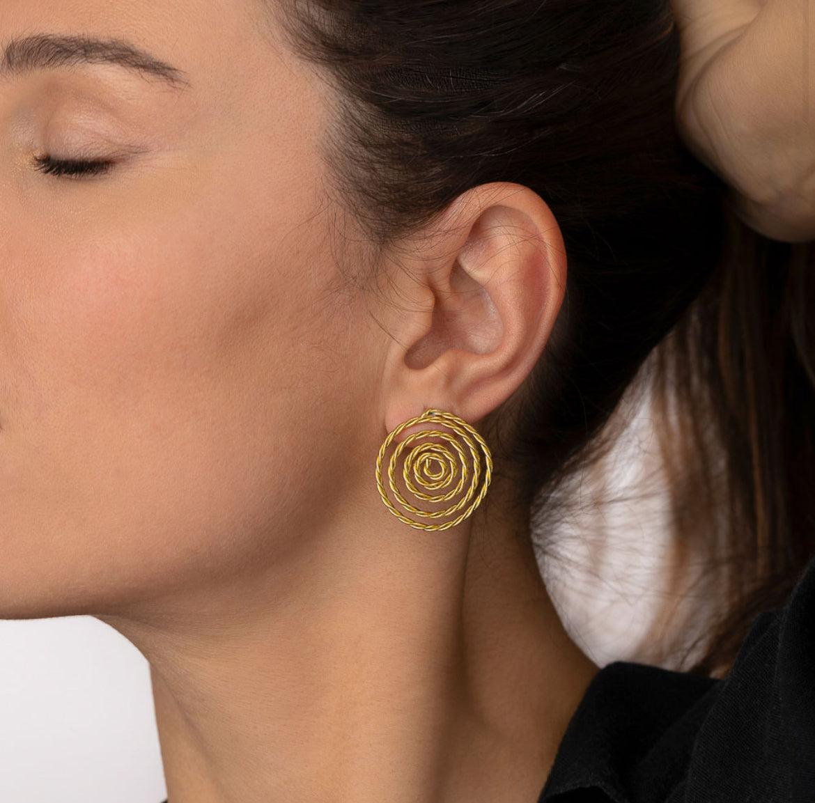 Vestopazzo torchon spiral earrings DD16119 