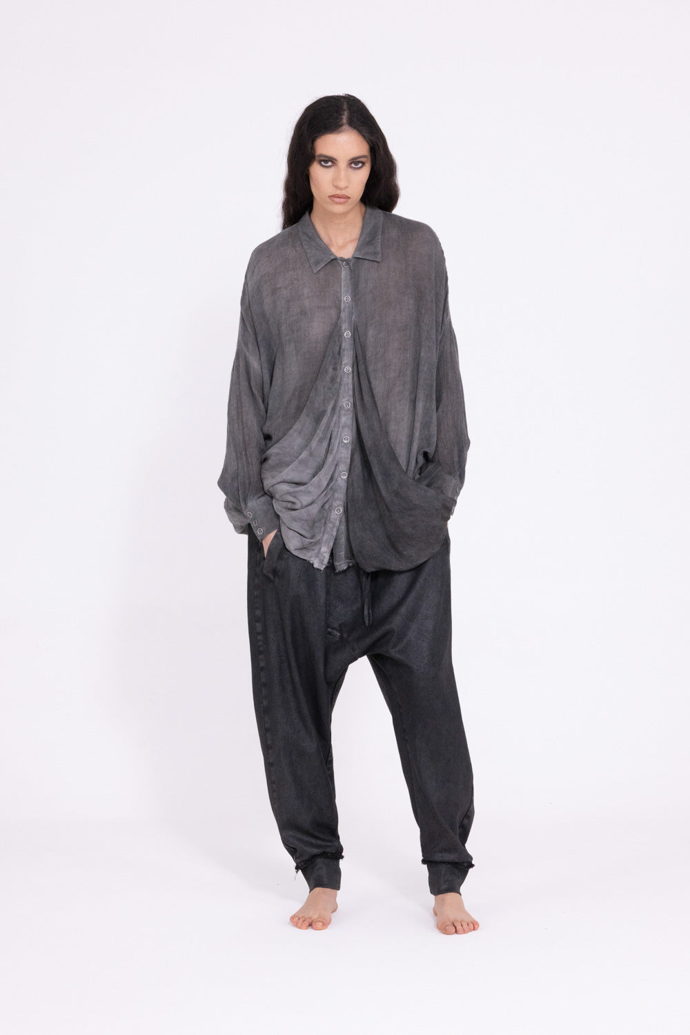 Sanctamuerte S156 Camicia tasche a gronda