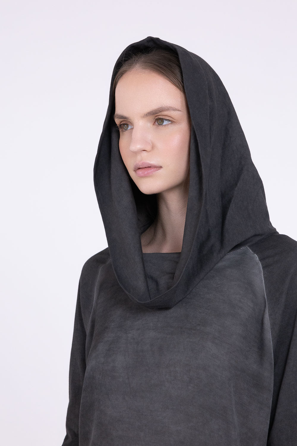 Sanctamuerte S433 t-shirt con cappuccio