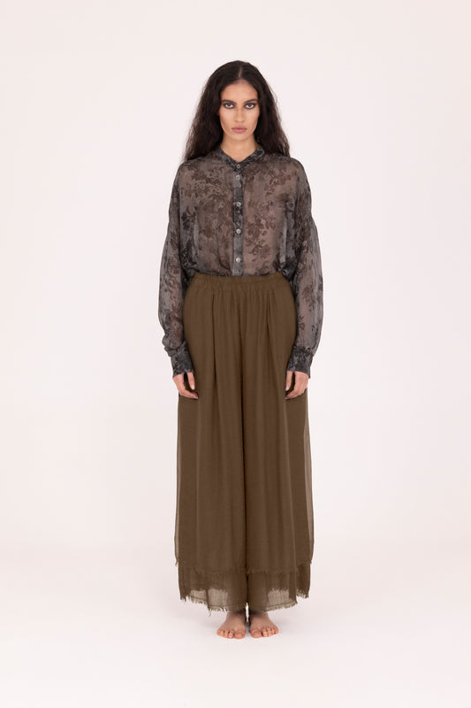 Sanctamuerte S154 pantaloni palazzo