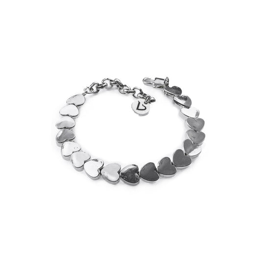 Vestopazzo large hearts chain bracelet LO10106 