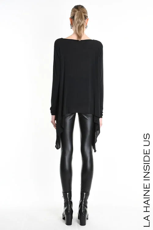 Lh W5206 MAGLIA Regular Asimmetrica in Modal Cashmere (diversi colori)