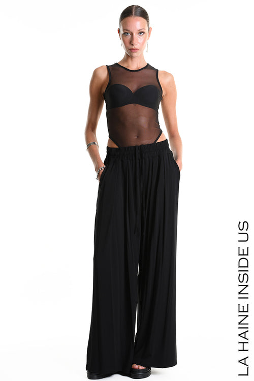 LH  W5271 TROUSER Wide Jersey Bamboo ( diversi colori)