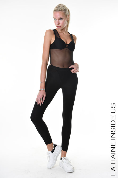 LH HEL LEGGINGS Jersey Viscosa Nero