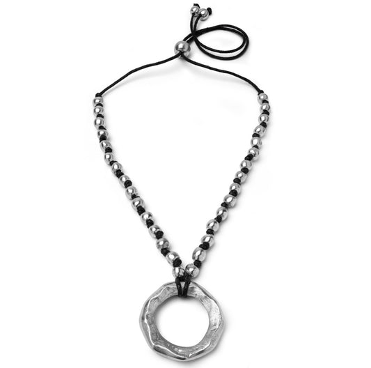 Vestopazzo Collier Boule Cercle Irregulierung AL02220 