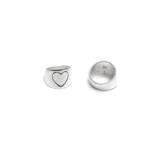 Vestopazzo Lo82107 anello cuore inciso