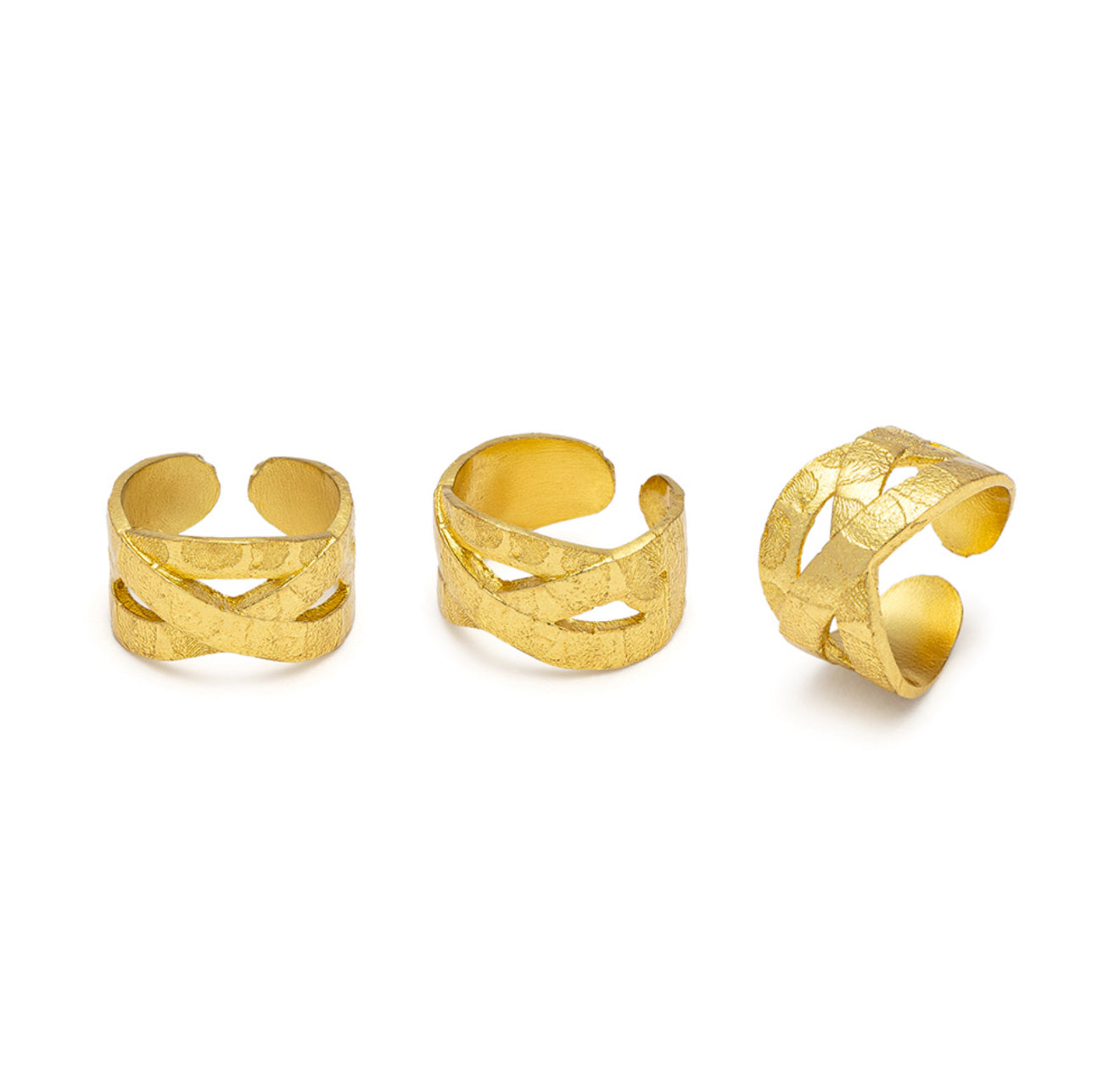 Vestopazzo dd15092 anello fascia piatta intreccio