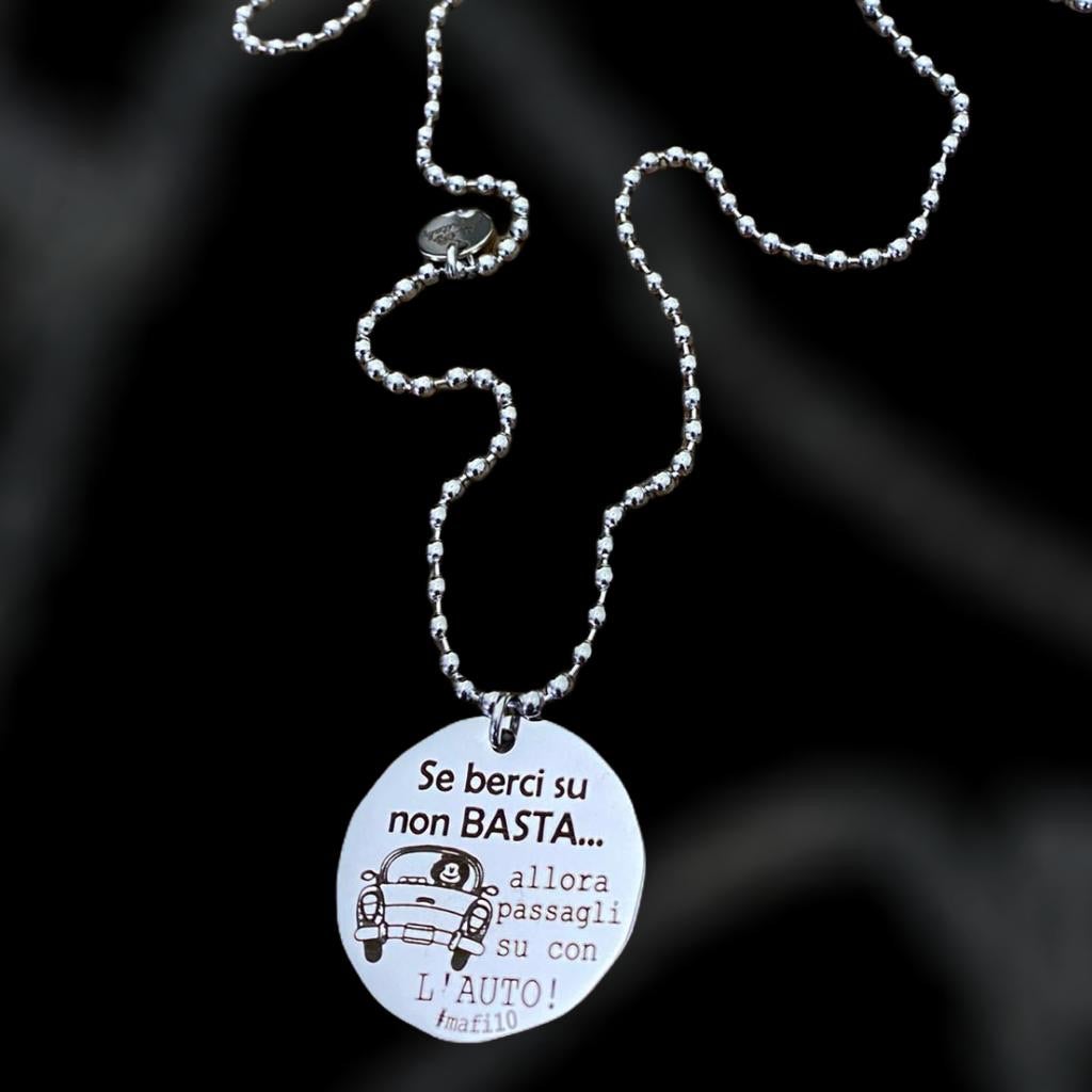 CaprItaly long necklace with pendant (several phrases)