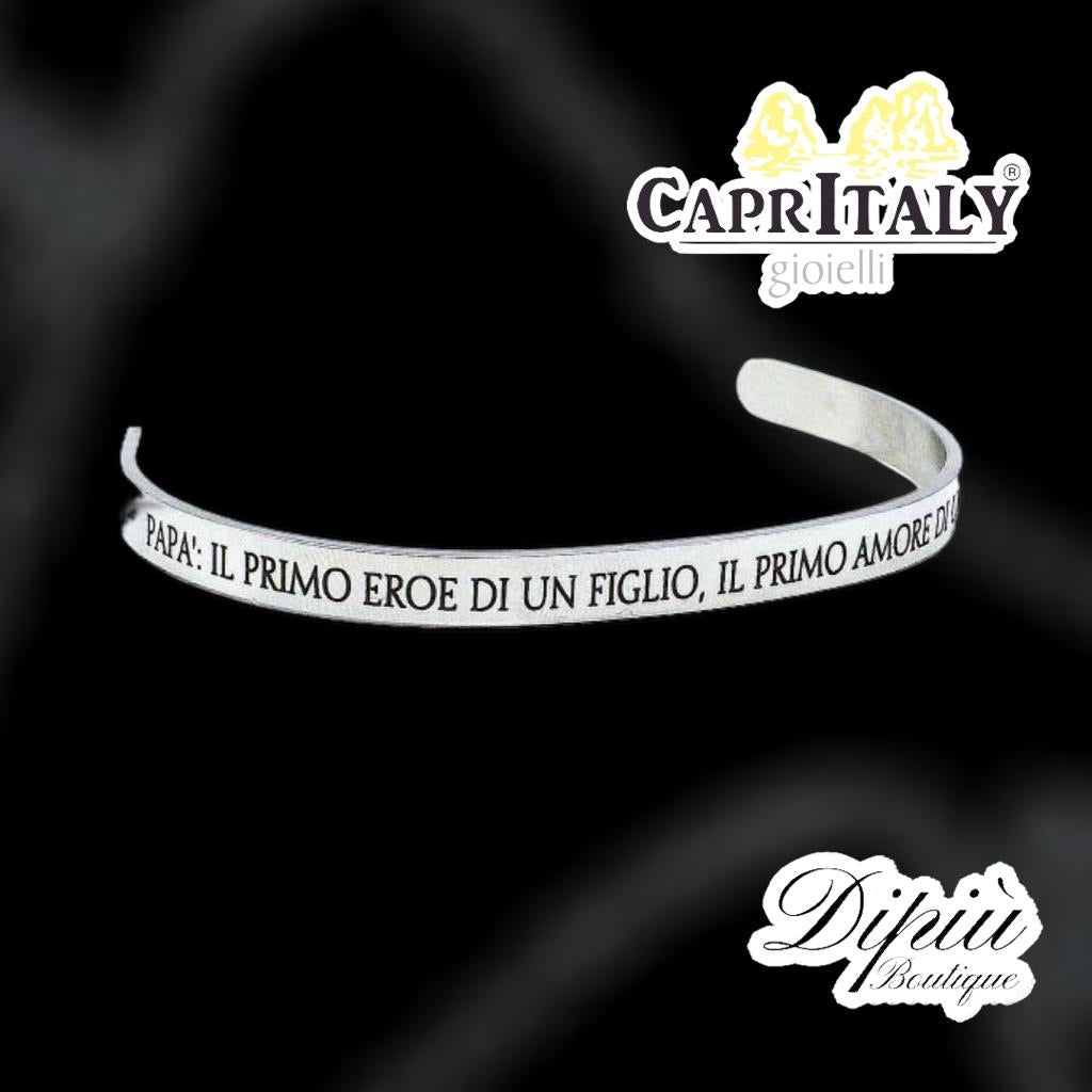 CaprItaly “bracciali rigidi( diversi frasi)