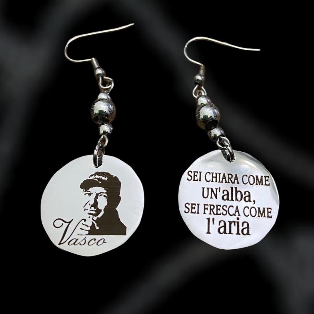 CaprItaly Dangle earrings with pendant (different phrases)