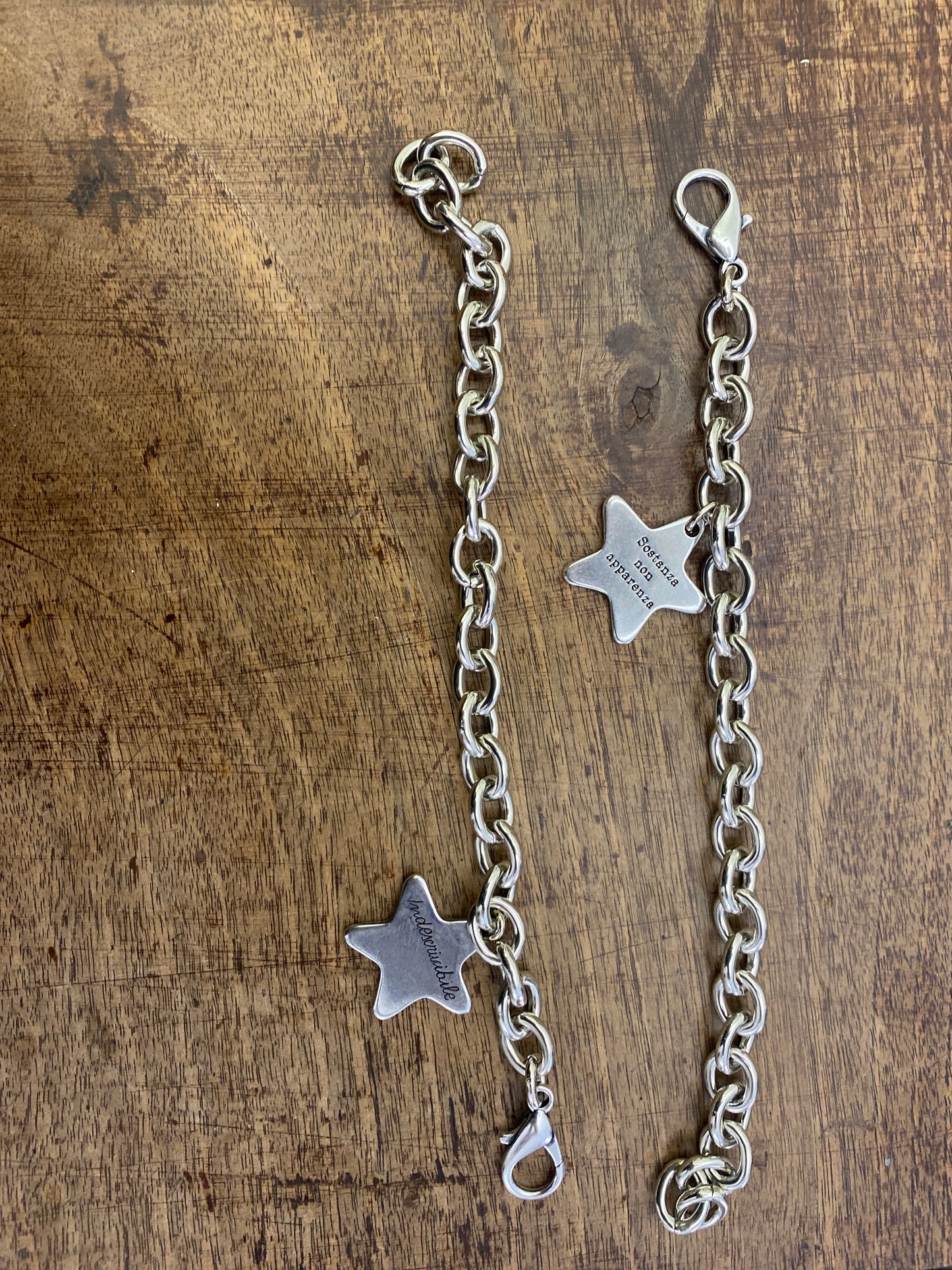 Mupaji Large chain bracelet (circle, star)