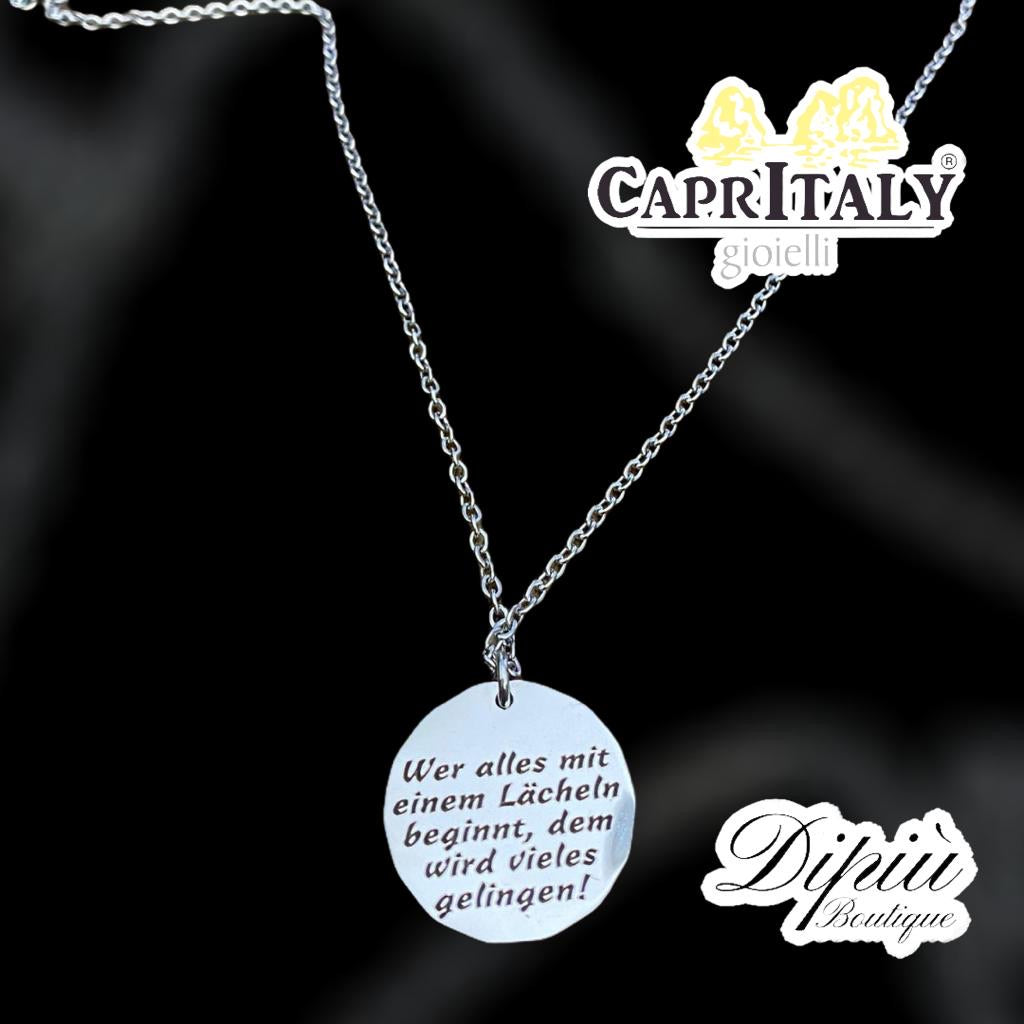 CaprItaly Jewelery with phrases in German (different models)